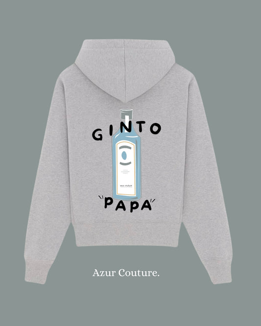 Sweat à capuche Ginto "PAPA"