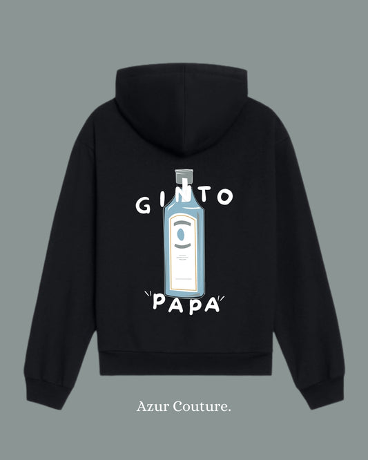 Sweat à capuche Ginto "PAPA"