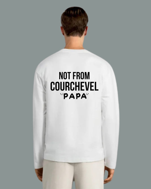 T-shirt Not From Courchevel "PAPA"