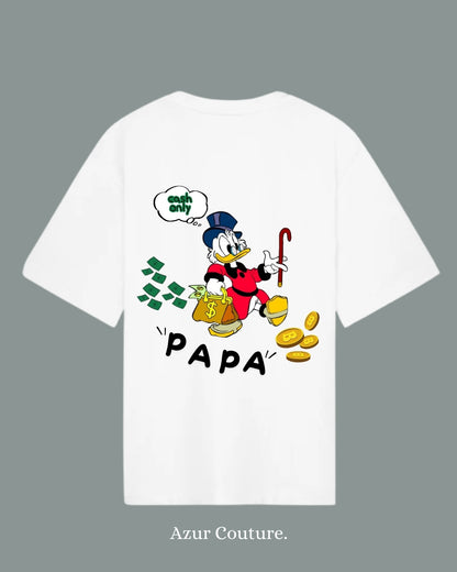 T-shirt Cash only "PAPA"